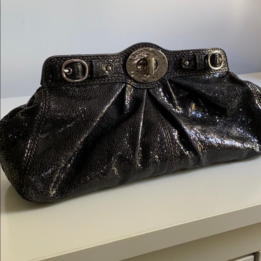 Sparkly Black Coach Purse